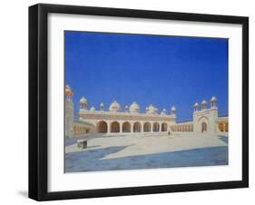 The Pearl (Mothi-Maschdschid) Mosque in Agra, 1869-Wassili Werestschagin-Framed Giclee Print