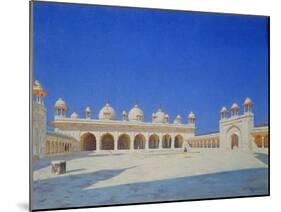 The Pearl (Mothi-Maschdschid) Mosque in Agra, 1869-Wassili Werestschagin-Mounted Giclee Print