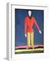 The Peasant, 1928-32-Kasimir Malevich-Framed Giclee Print