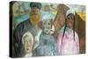 The Peasant Family, 1923-Boris Dmitrievich Grigoriev-Stretched Canvas