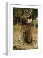 The Peasant Girl (The Faggot Collector) 1880-Arthur Melville-Framed Giclee Print