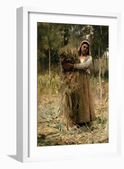 The Peasant Girl (The Faggot Collector) 1880-Arthur Melville-Framed Giclee Print