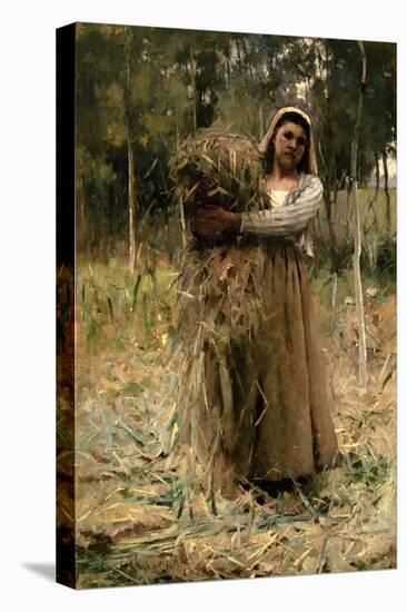 The Peasant Girl (The Faggot Collector) 1880-Arthur Melville-Stretched Canvas