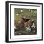 The Peasant Life (Detail)-Jan Brueghel the Elder-Framed Premium Giclee Print