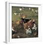 The Peasant Life (Detail)-Jan Brueghel the Elder-Framed Premium Giclee Print