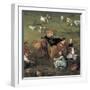 The Peasant Life (Detail)-Jan Brueghel the Elder-Framed Art Print