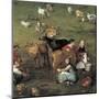 The Peasant Life (Detail)-Jan Brueghel the Elder-Mounted Art Print