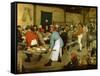 The Peasant Wedding-Pieter Bruegel the Elder-Framed Stretched Canvas