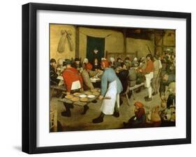 The Peasant Wedding-Pieter Bruegel the Elder-Framed Giclee Print