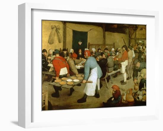 The Peasant Wedding-Pieter Bruegel the Elder-Framed Giclee Print