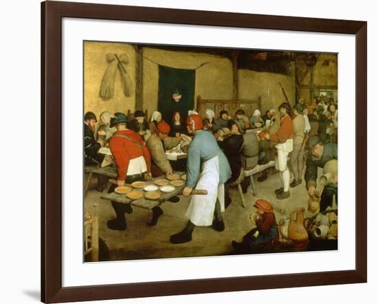 The Peasant Wedding-Pieter Bruegel the Elder-Framed Giclee Print