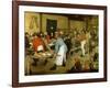 The Peasant Wedding-Pieter Bruegel the Elder-Framed Giclee Print