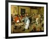 The Peasant Wedding-Pieter Bruegel the Elder-Framed Giclee Print