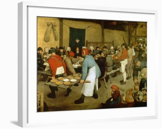 The Peasant Wedding-Pieter Bruegel the Elder-Framed Giclee Print