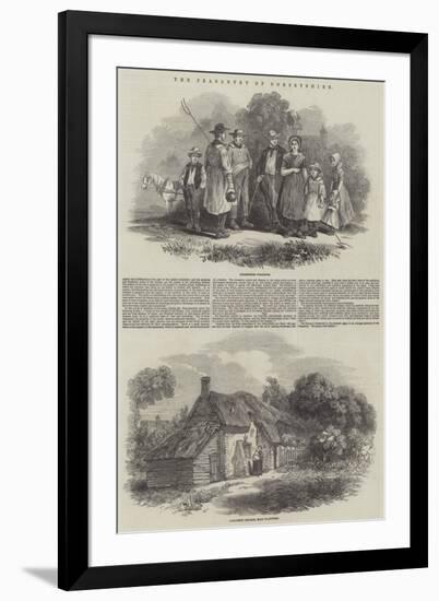 The Peasantry of Dorsetshire-null-Framed Giclee Print