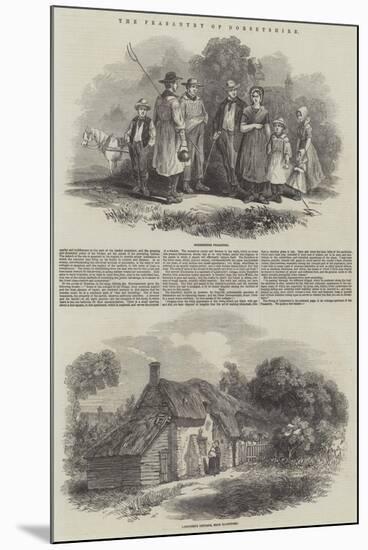 The Peasantry of Dorsetshire-null-Mounted Giclee Print