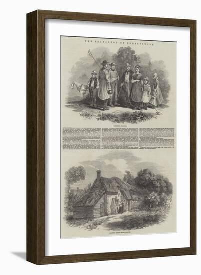 The Peasantry of Dorsetshire-null-Framed Giclee Print