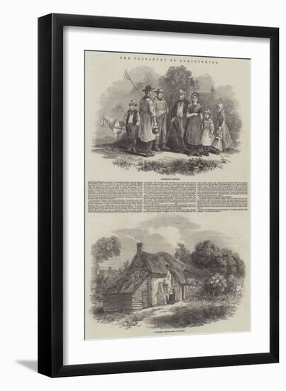 The Peasantry of Dorsetshire-null-Framed Giclee Print