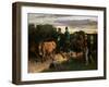 The Peasants of Flagey Returning from the Fair, 1855-Gustave Courbet-Framed Giclee Print