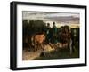 The Peasants of Flagey Returning from the Fair, 1855-Gustave Courbet-Framed Giclee Print