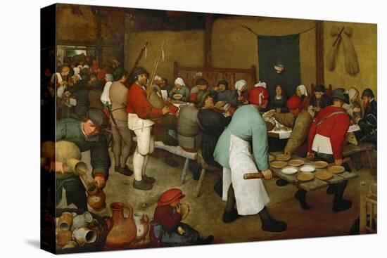 The Peasants' Wedding, 1568-Pieter Bruegel the Elder-Stretched Canvas