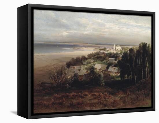 The Pechersky Ascension Monastery Near Nizhny Novgorod, 1871-Alexei Kondratyevich Savrasov-Framed Stretched Canvas