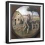 The Peddler (The Parable of the Prodigal So)-Hieronymus Bosch-Framed Giclee Print