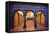 The Pedestrian Underpass at Bethesda Terrace, Central Park, New York City.-SeanPavonePhoto-Framed Stretched Canvas
