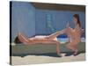 The Pedicure, 1991-Andrew Macara-Stretched Canvas