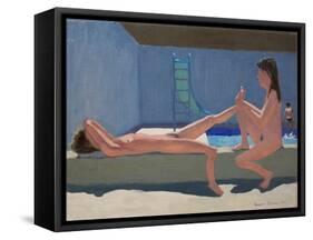 The Pedicure, 1991-Andrew Macara-Framed Stretched Canvas
