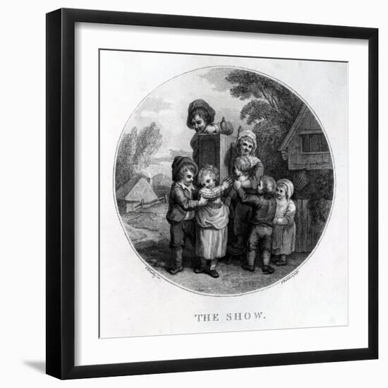 The Peep Show, 1789-Francis Wheatley-Framed Giclee Print