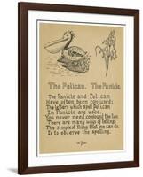 The Pelican. The Panicle.-Robert Williams Wood-Framed Art Print