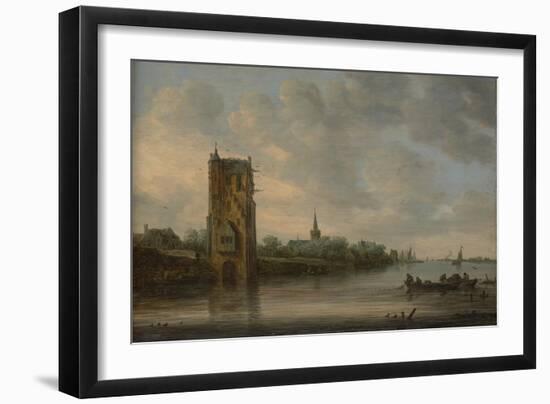 The Pelkus Gate Near Utrecht, 1646-Jan Van Goyen-Framed Giclee Print