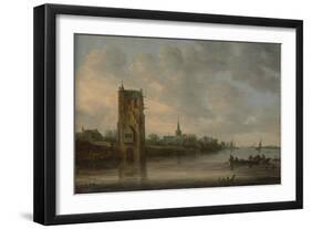 The Pelkus Gate Near Utrecht, 1646-Jan Van Goyen-Framed Giclee Print