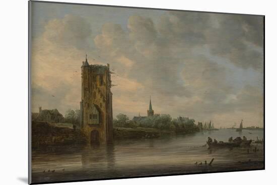 The Pelkus Gate Near Utrecht, 1646-Jan Van Goyen-Mounted Giclee Print