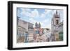 The Pelourinho or Historic Center of Salvador in the Mid Day Sun-Alex Saberi-Framed Premium Photographic Print