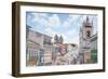 The Pelourinho or Historic Center of Salvador in the Mid Day Sun-Alex Saberi-Framed Photographic Print