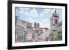 The Pelourinho or Historic Center of Salvador in the Mid Day Sun-Alex Saberi-Framed Photographic Print