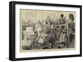 The Peltzer Trial at Brussels, a Sketch Taken in Court-null-Framed Giclee Print