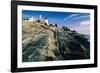 The Pemaquid Point Lighthouse with Rocky Shoreline-George Oze-Framed Photographic Print
