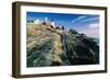 The Pemaquid Point Lighthouse with Rocky Shoreline-George Oze-Framed Photographic Print