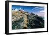 The Pemaquid Point Lighthouse with Rocky Shoreline-George Oze-Framed Photographic Print