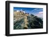 The Pemaquid Point Lighthouse with Rocky Shoreline-George Oze-Framed Photographic Print