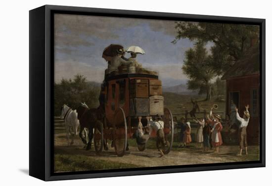 The Pemigewasset Coach, 1899-Enoch Wood Perry-Framed Stretched Canvas
