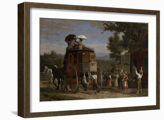 The Pemigewasset Coach, 1899-Enoch Wood Perry-Framed Giclee Print