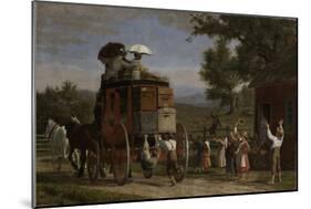 The Pemigewasset Coach, 1899-Enoch Wood Perry-Mounted Giclee Print