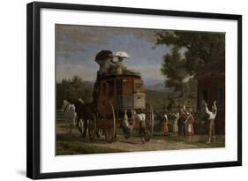 The Pemigewasset Coach, 1899-Enoch Wood Perry-Framed Giclee Print