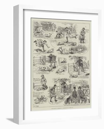 The Penalty of Perfection, Experiences of a Model Pig-S.t. Dadd-Framed Giclee Print