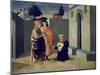 The Penance of King David or David before Prophet Nathan-Francesco Di Stefano-Mounted Giclee Print