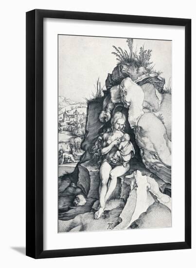 The Penance of St John Chrysostom, 1495-Albrecht Dürer-Framed Giclee Print